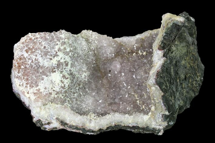 Quartz Crystal Geode Section - Morocco #136935